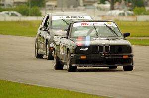 Jessica Johnk's ITJ BMW 325i and Tom Daly's T4 VW Rabbit