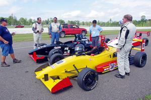 Steve Thomson's Van Diemen RF02/Mazda Formula Atlantic and Dave Schaal's Formula Enterprises