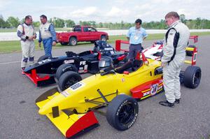 Steve Thomson's Van Diemen RF02/Mazda Formula Atlantic and Dave Schaal's Formula Enterprises