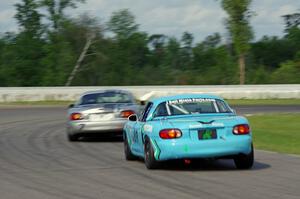 Chris Craft's and Jamey Randall's Spec Miata Mazda Miatas