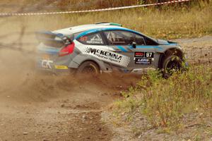 Barry McKenna / Andrew Hayes Ford Fiesta comes through the spectator point on SS9, Arvon-Silver I.