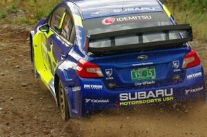 David Higgins / Craig Drew Subaru WRX STi comes through the spectator point on SS9, Arvon-Silver I.