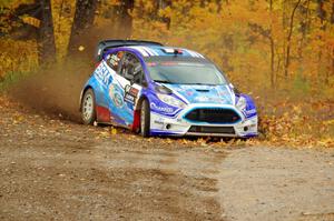 Piotr Fetela / Dominik Jozwiak Ford Fiesta comes through the spectator point on SS9, Arvon-Silver I.