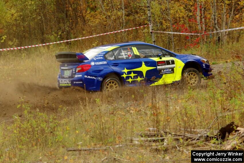 David Higgins / Craig Drew Subaru WRX STi comes through the spectator point on SS9, Arvon-Silver I.