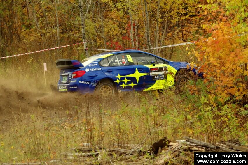 David Higgins / Craig Drew Subaru WRX STi comes through the spectator point on SS9, Arvon-Silver I.