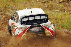 Grzegorz Bugaj / Ela Dziubanski Subaru WRX STi comes through the spectator point on SS9, Arvon-Silver I.