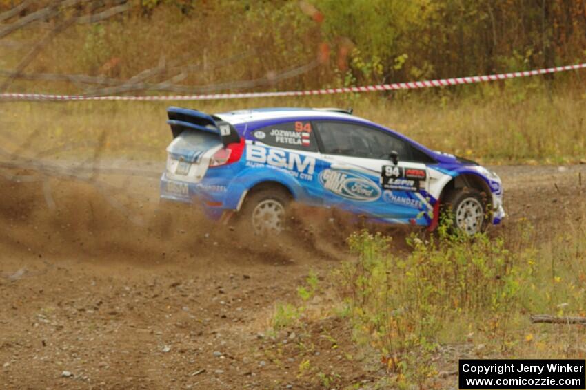 Piotr Fetela / Dominik Jozwiak Ford Fiesta comes through the spectator point on SS9, Arvon-Silver I.