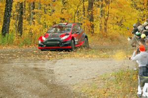 Dave Wallingford / Leanne Junnila Ford Fiesta comes through the spectator point on SS9, Arvon-Silver I.