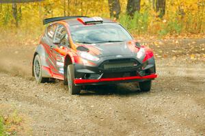 Dave Wallingford / Leanne Junnila Ford Fiesta comes through the spectator point on SS9, Arvon-Silver I.