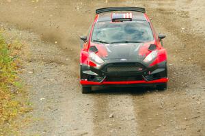 Dave Wallingford / Leanne Junnila Ford Fiesta comes through the spectator point on SS9, Arvon-Silver I.