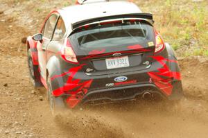 Dave Wallingford / Leanne Junnila Ford Fiesta comes through the spectator point on SS9, Arvon-Silver I.