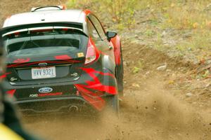 Dave Wallingford / Leanne Junnila Ford Fiesta comes through the spectator point on SS9, Arvon-Silver I.