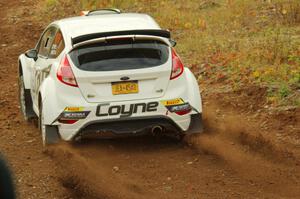 John Coyne / Doug Nagy Ford Fiesta RS comes through the spectator point on SS9, Arvon-Silver I.