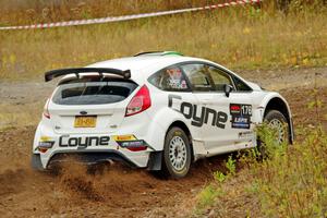 John Coyne / Doug Nagy Ford Fiesta RS comes through the spectator point on SS9, Arvon-Silver I.