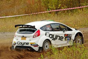 John Coyne / Doug Nagy Ford Fiesta RS comes through the spectator point on SS9, Arvon-Silver I.