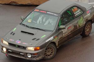 Jordan Locher / Tom Addison Subaru Impreza 2.5RS on SS15, Lakeshore Drive.