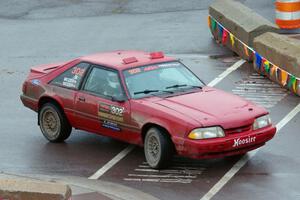 Andrew Mozer / Eric Mozer Ford Mustang on SS15, Lakeshore Drive.