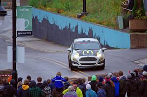 Ryan Booth / Rhianon Gelsomino Ford Fiesta R2T on SS15, Lakeshore Drive.