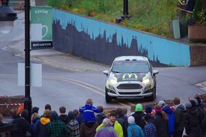 Ryan Booth / Rhianon Gelsomino Ford Fiesta R2T on SS15, Lakeshore Drive.