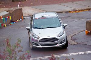 Paul Dickinson / Alison LaRoza Ford Fiesta on SS15, Lakeshore Drive.