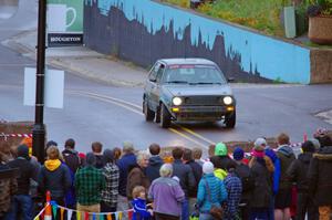 Mark Rokus / Mike Van Alphen VW Golf on SS15, Lakeshore Drive.