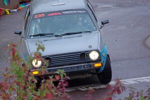 Mark Rokus / Mike Van Alphen VW GTI on SS15, Lakeshore Drive.