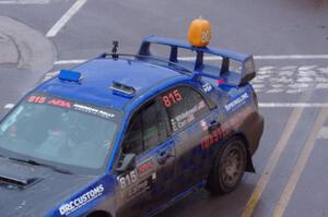 Zach Whitebread / Cameron Carr Subaru WRX STi on SS15, Lakeshore Drive.