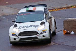 John Coyne / Doug Nagy Ford Fiesta RS on SS15, Lakeshore Drive.