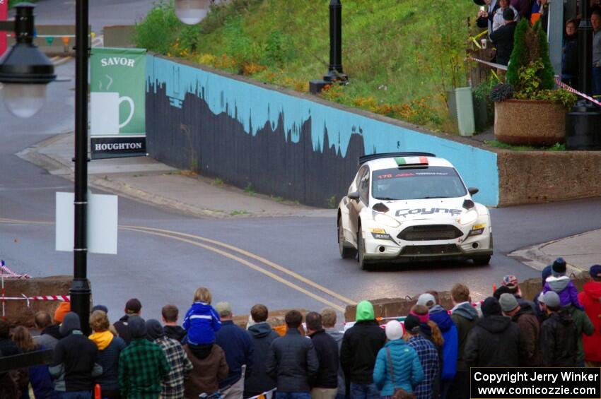 John Coyne / Doug Nagy Ford Fiesta RS on SS15, Lakeshore Drive.