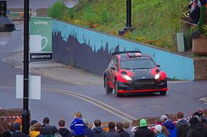 Dave Wallingford / Leanne Junnila Ford Fiesta on SS15, Lakeshore Drive.