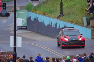 Dave Wallingford / Leanne Junnila Ford Fiesta on SS15, Lakeshore Drive.