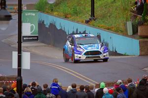 Piotr Fetela / Dominik Jozwiak Ford Fiesta on SS15, Lakeshore Drive.