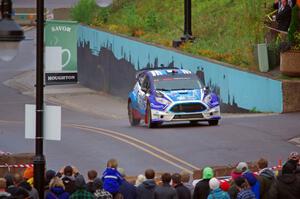 Piotr Fetela / Dominik Jozwiak Ford Fiesta on SS15, Lakeshore Drive.