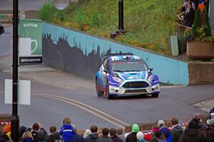 Piotr Fetela / Dominik Jozwiak Ford Fiesta on SS15, Lakeshore Drive.