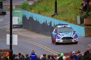 Piotr Fetela / Dominik Jozwiak Ford Fiesta on SS15, Lakeshore Drive.