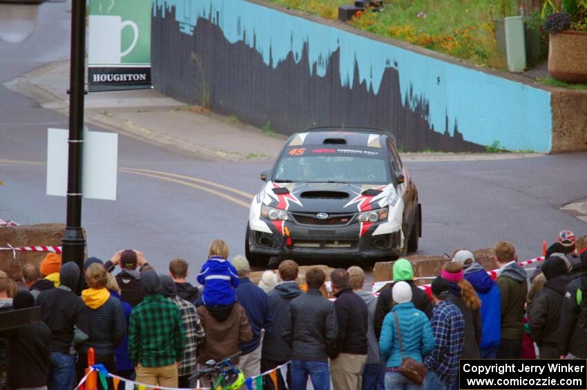 Grzegorz Bugaj / Ela Dziubanski Subaru WRX STi on SS15, Lakeshore Drive.