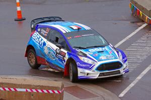 Piotr Fetela / Dominik Jozwiak Ford Fiesta on SS15, Lakeshore Drive.