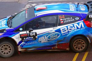 Piotr Fetela / Dominik Jozwiak Ford Fiesta on SS15, Lakeshore Drive.