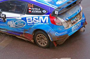 Piotr Fetela / Dominik Jozwiak Ford Fiesta on SS15, Lakeshore Drive.