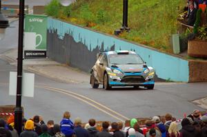 Barry McKenna / Andrew Hayes Ford Fiesta on SS15, Lakeshore Drive.