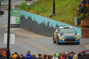 Barry McKenna / Andrew Hayes Ford Fiesta on SS15, Lakeshore Drive.