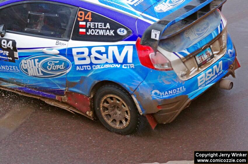 Piotr Fetela / Dominik Jozwiak Ford Fiesta on SS15, Lakeshore Drive.