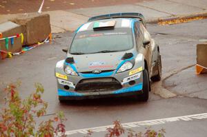 Barry McKenna / Andrew Hayes Ford Fiesta on SS15, Lakeshore Drive.