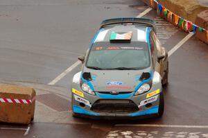 Barry McKenna / Andrew Hayes Ford Fiesta on SS15, Lakeshore Drive.