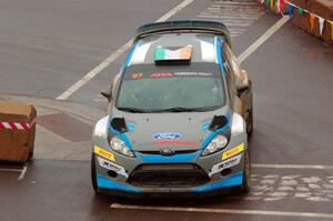 Barry McKenna / Andrew Hayes Ford Fiesta on SS15, Lakeshore Drive.