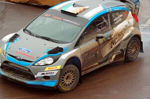 Barry McKenna / Andrew Hayes Ford Fiesta on SS15, Lakeshore Drive.