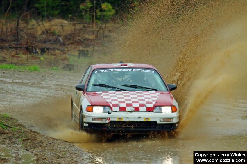 Sean Burke / Nate Werner Honda CRX on SS1, J5 North I.