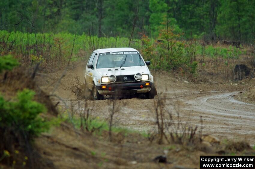 Adam VanDamme / Taylor Haelterman VW Golf on SS1, J5 North I.