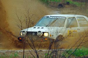 Adam VanDamme / Taylor Haelterman VW Golf on SS1, J5 North I.