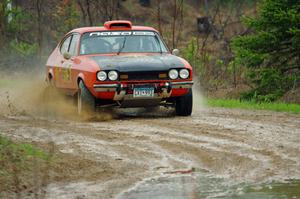 Mike Hurst / Rhianon Gelsomino Ford Capri on SS1, J5 North I.